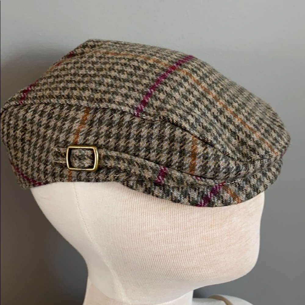 Janie and Jack newsboy tweed wool hat 6-12 months!